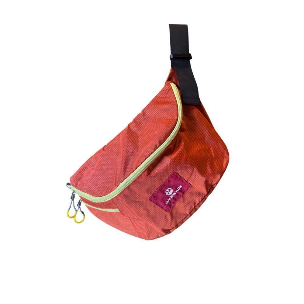 Maleroads Orange Crossbody Sling Bag Travel Chest Pack Lightweight